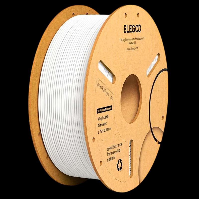 ELEGOO PLA Plus Blanc pour Imprimantes 3D FDM - Filament 1.75mm Bobine de 1kg
