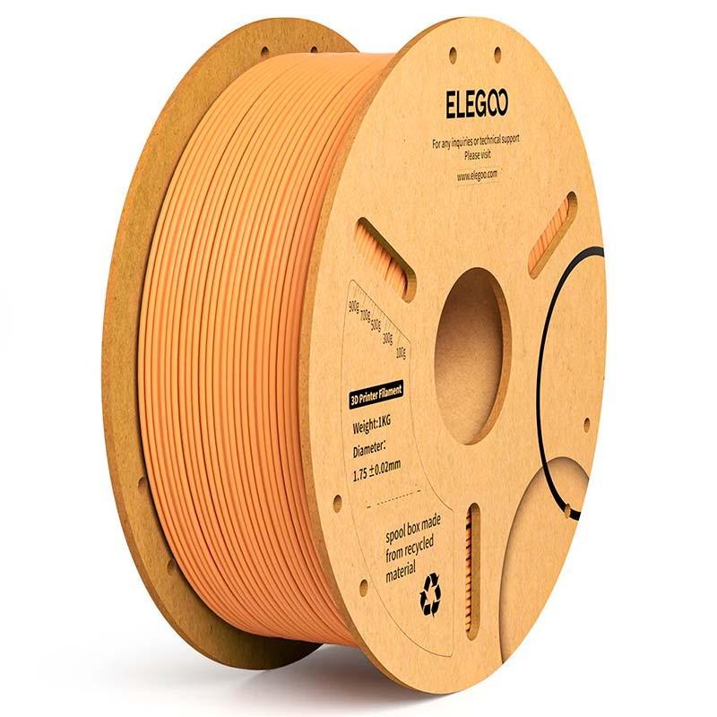 ELEGOO PLA Plus Naranja para Impresoras 3D FDM - Filamento 1.75mm Bobina de 1kg