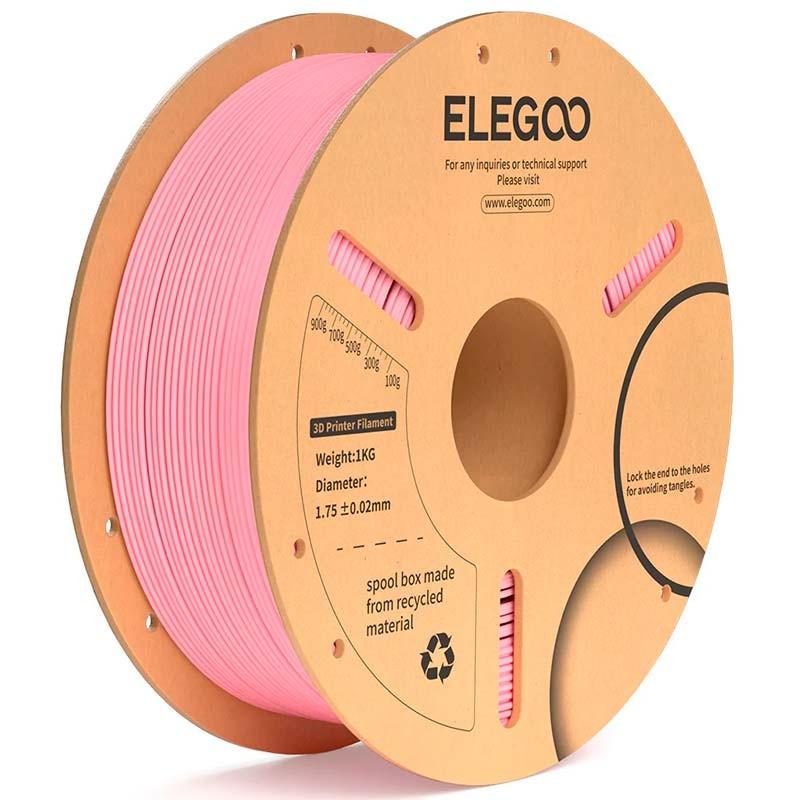 ELEGOO PLA Plus Rosa para Impresoras 3D FDM - Filamento 1.75mm Bobina de 1kg