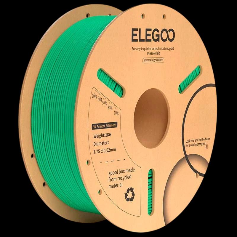 ELEGOO PLA Plus Verde Mar para Impresoras 3D FDM - Filamento 1.75mm Bobina de 1kg