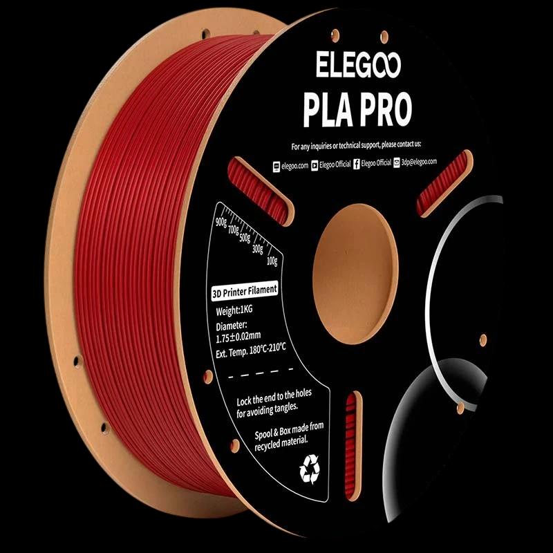 ELEGOO PLA PRO Grenat pour Imprimantes 3D FDM - Filament 1.75mm Bobine de 1kg