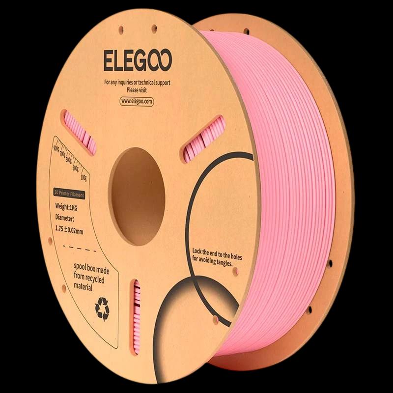 ELEGOO PLA Rose pour Imprimantes 3D FDM - Filament 1.75mm Bobine de 1kg