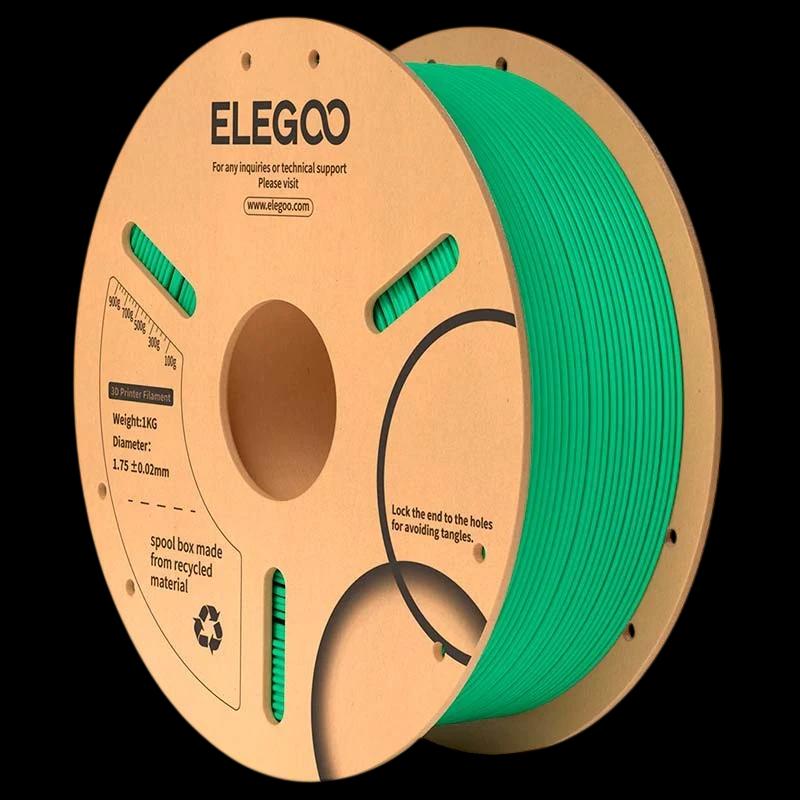 ELEGOO PLA Vert Mer pour Imprimantes 3D FDM - Filament 1.75mm Bobine de 1kg