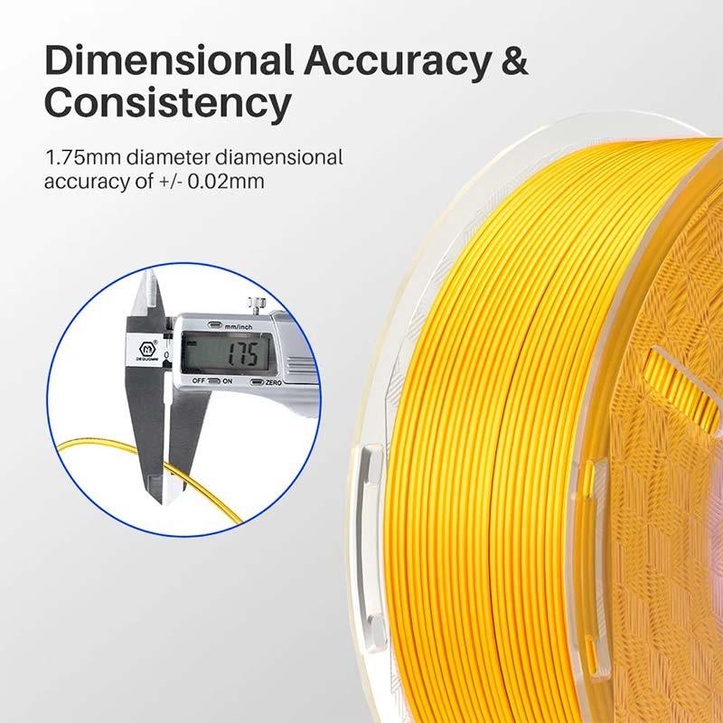 Filamento ELEGOO Silk PLA Verde Menta Sedoso - 1.75mm de diámetro