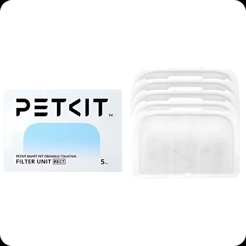 Filtros para Bebedero Automático PETKIT Eversweet MAX - Petkit Filter Unit Rect - Kit 5 Unidades