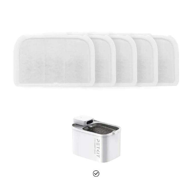 Filtros de Filtros para Bebedero Automático PETKIT Eversweet MAX - Petkit Filter Unit Rect - Kit 5 Unidades
