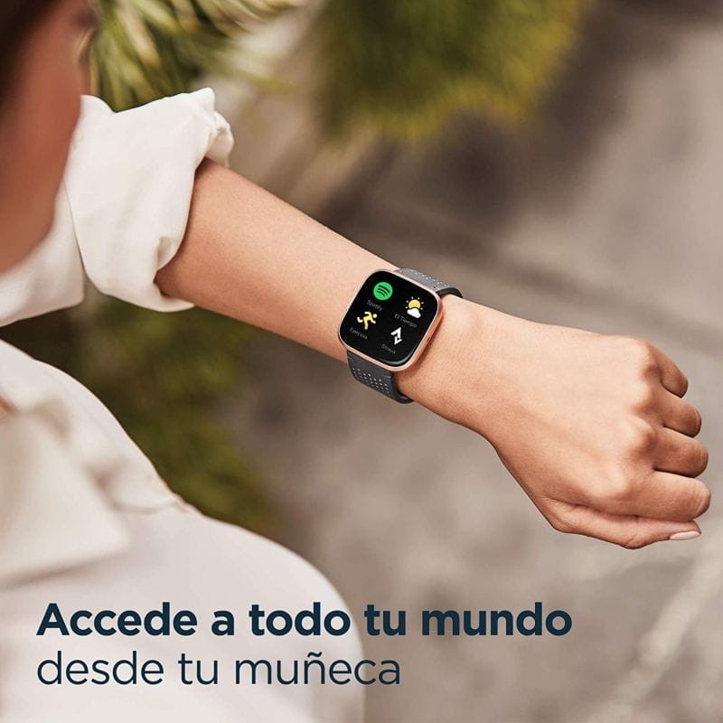 Fitbit Versa 2 Gris Piedra Aluminio / Correa Gris Niebla - Fácil de usar