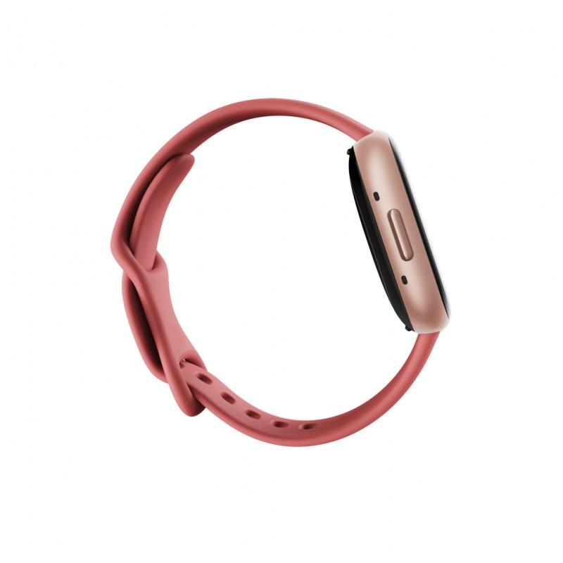 lateral izquierdo del Reloj inteligente Fitbit Versa 4 Rosa