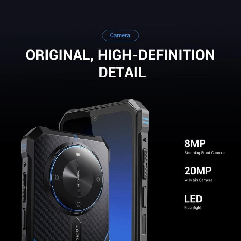 Fossibot F105 4GB/64GB Verde - Teléfono Móvil Rugged alta definición