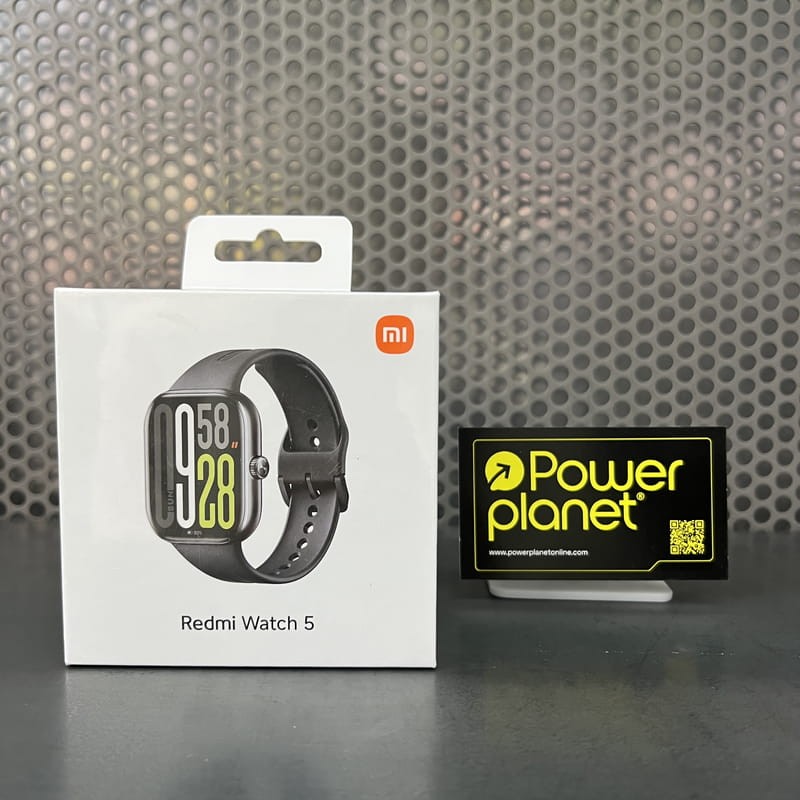 Photo réelle de la boîte de la Xiaomi Redmi Watch 5 Black - Montre intelligente avec GPS