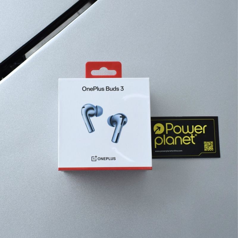 Photo réelle de la boîte du Oneplus Buds 3 Bleu - Casque Bluetooth