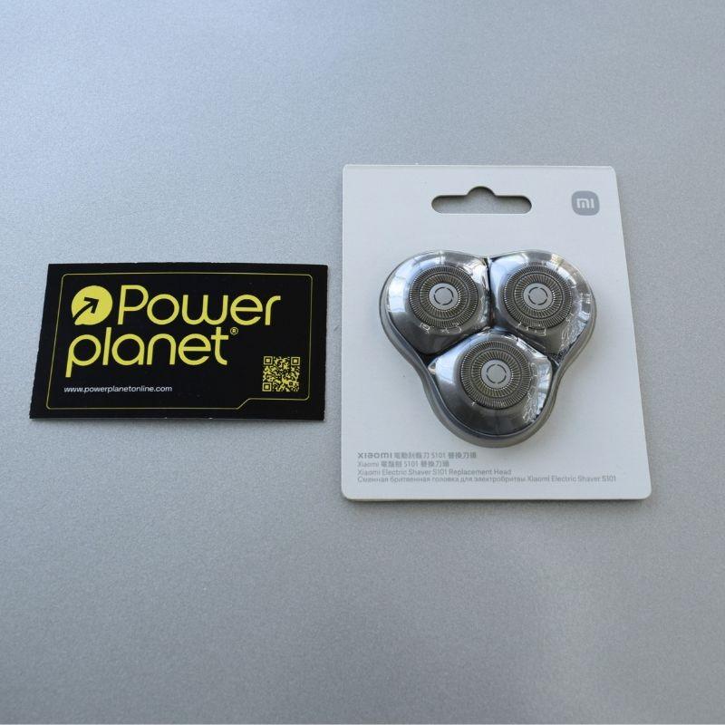 photo de la boîte réelle de la tête de remplacement pour le rasoir électrique Xiaomi Mi S101