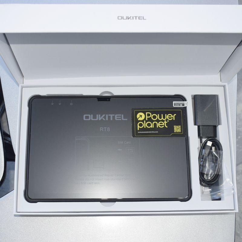 Foto caja real de la Tablet Rugged Oukitel RT8 Negro