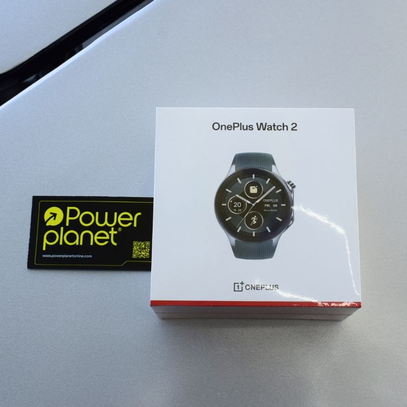 foto caja real del Oneplus Watch 2 Acero Radiante - Reloj inteligente