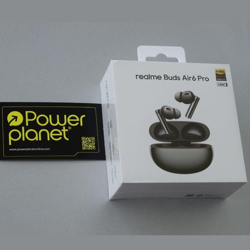 Photo réelle de la boîte du casque sans fil Realme Buds Air 6 Pro noir