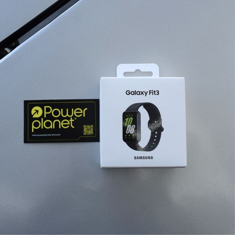 Foto real da caixa do Samsung Galaxy Fit 3 R390 40mm Preto - Pulseira Activity