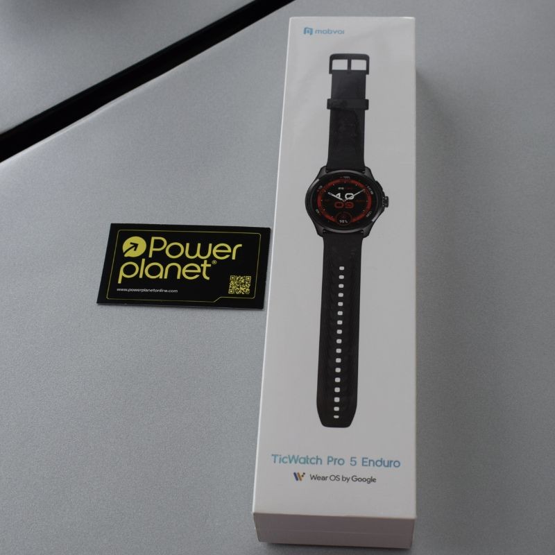 Foto caja real del TicWatch Pro 5 Enduro - Reloj inteligente