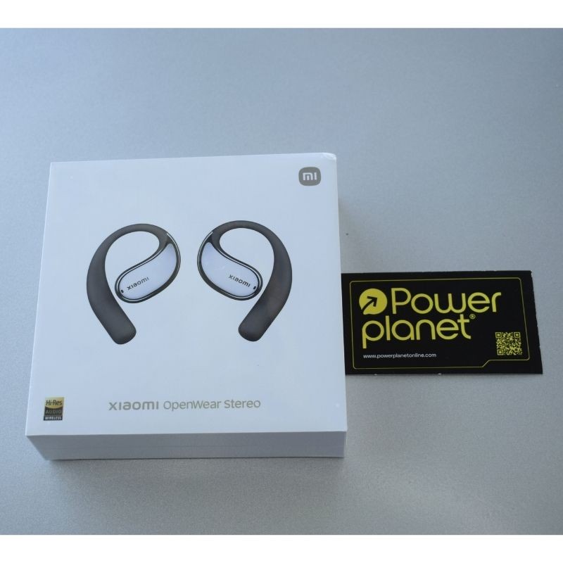 Foto real da caixa Xiaomi Openwear Stereo Grey - Auscultadores com design aberto