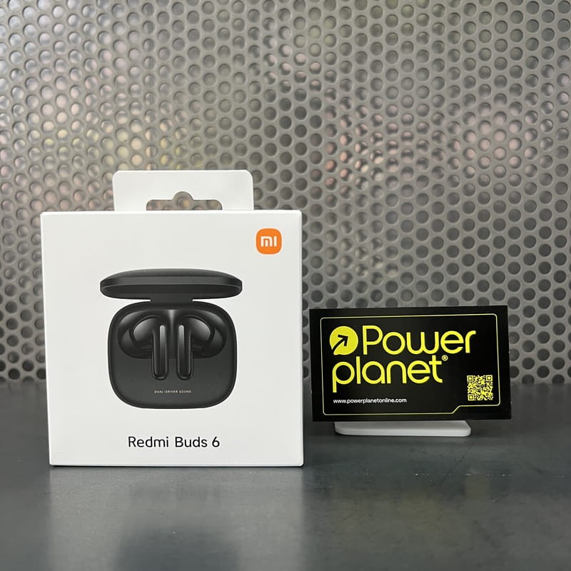 foto caja real del Xiaomi Redmi Buds 6 Negro con cancelación de ruido (ANC) - Auriculares Bluetooth