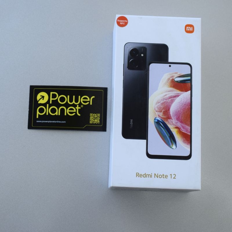 Foto real de la caja del Teléfono móvil Xiaomi Redmi Note 12 4G 4GB/128GB Azul