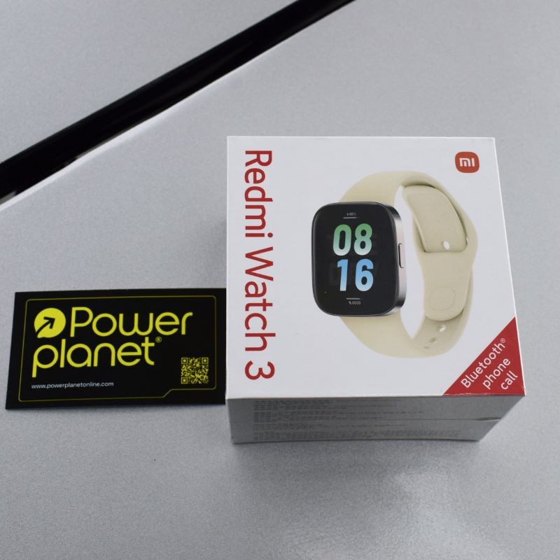 Foto real de la caja del Xiaomi Redmi Watch 3 Blanco - Reloj inteligente