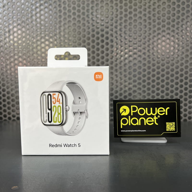 Photo réelle de la boîte de la Xiaomi Redmi Watch 5 Silver - Montre intelligente avec GPS