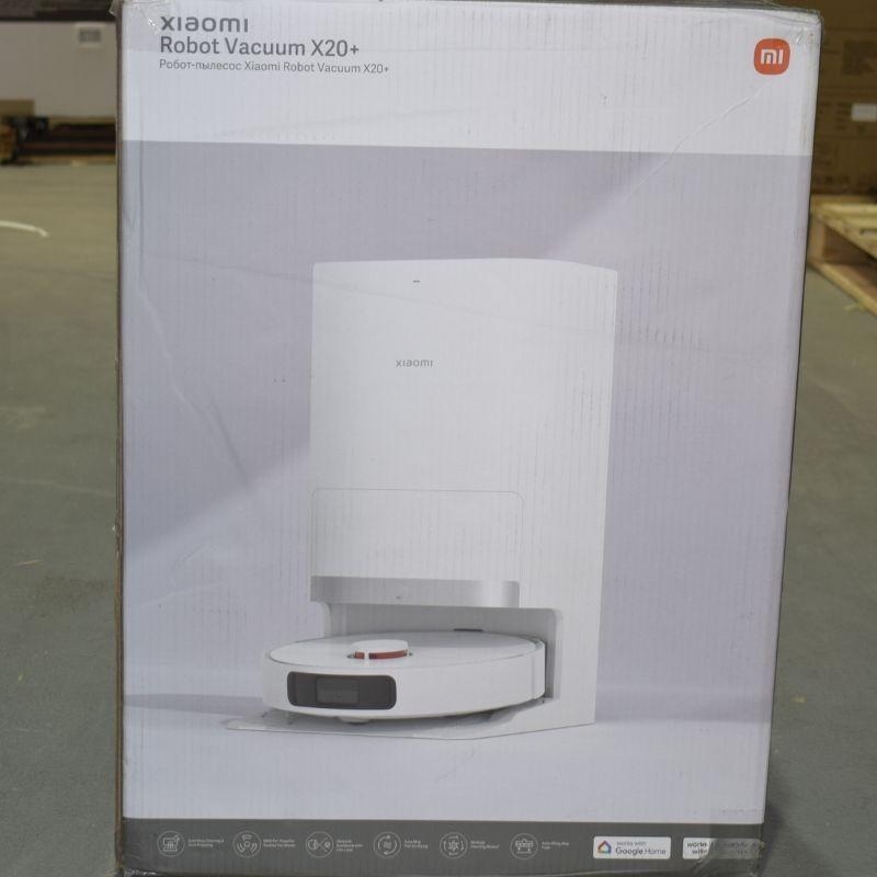 Photo réelle de la boîte du Robot Aspirateur Xiaomi Robot Vacuum X20+ Blanc