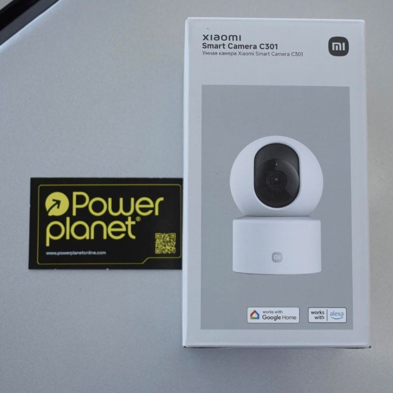 Foto caja real de la Xiaomi Smart Camera C301 3MP 2K WiFI Blanco - Cámara de Seguridad