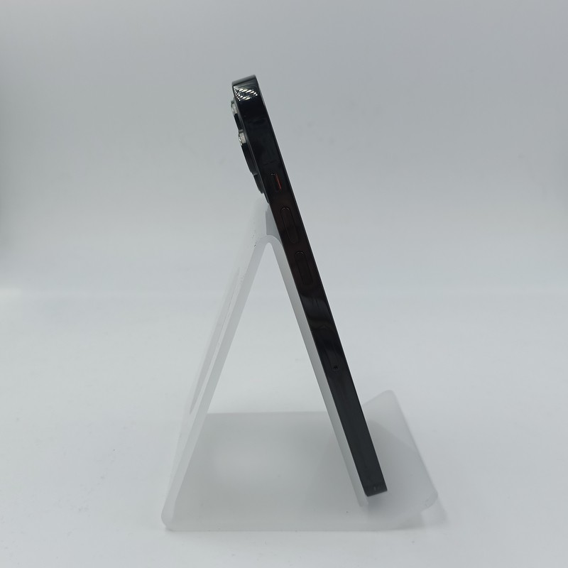 Photo réelle du côté gauche de l'iPhone 14 Pro 128 Go Space Black renouvelé - Excellent état