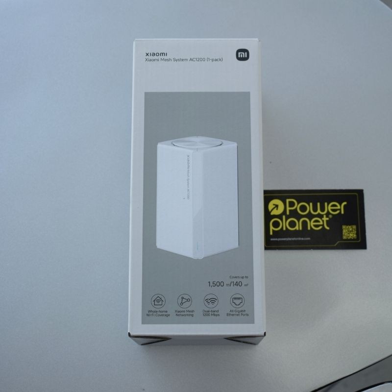 Foto real de la caja del Xiaomi Mesh System AC1200 2,4Ghz/5Ghz WiFi 5 Blanco