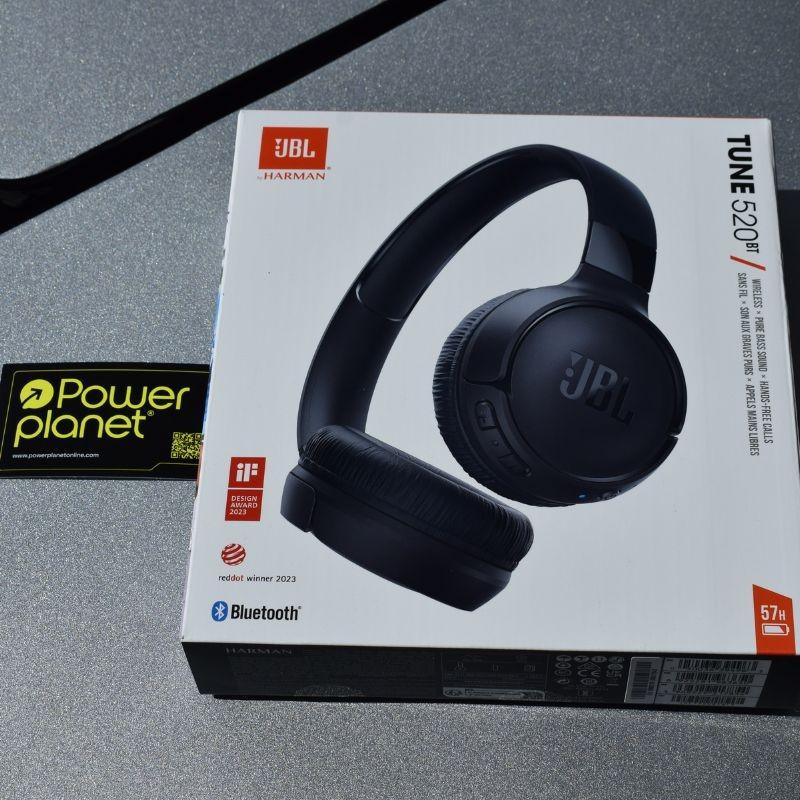 Photo réelle de la box JBL TUNE 520BT Black - Écouteurs Bluetooth