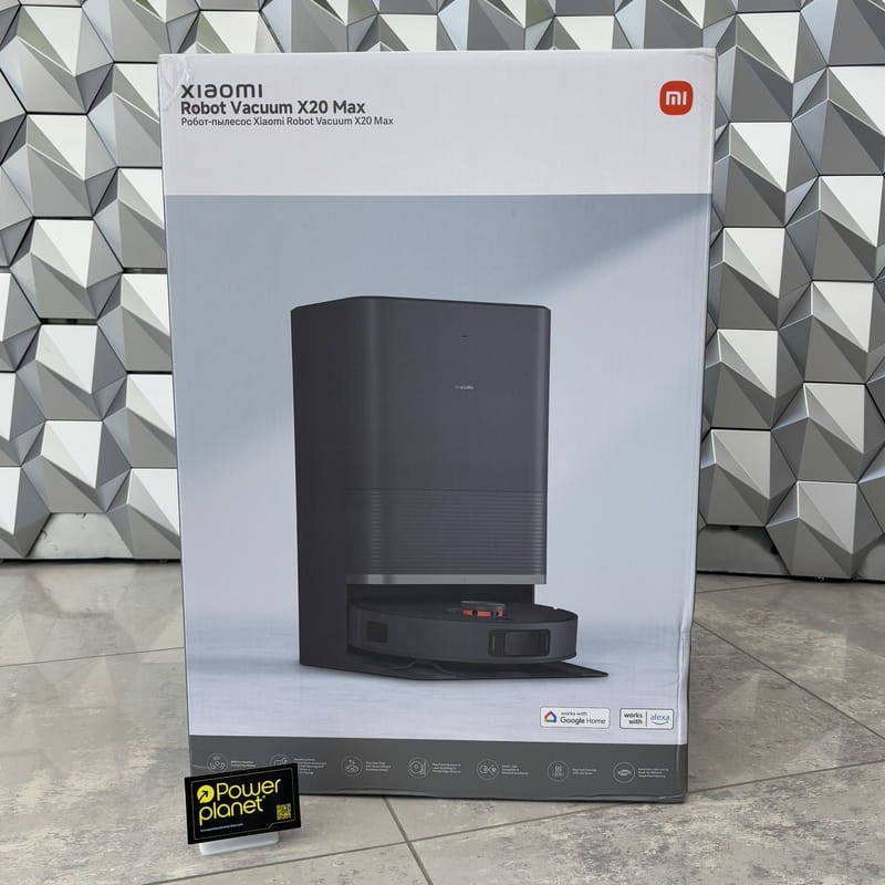 Foto real de la caja del Xiaomi Robot Vacuum X20 Max con Base de autolimpieza Negro - Aspiradora Robot