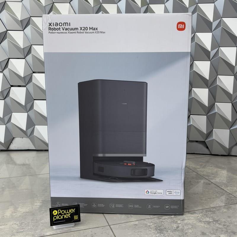 Foto real de la caja del Xiaomi Robot Vacuum X20 Max con Base de autolimpieza Negro - Aspiradora Robot
