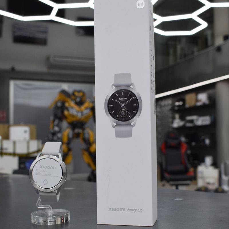 Foto real de la caja del Reloj inteligente Xiaomi Watch S3 Bluetooth Plata