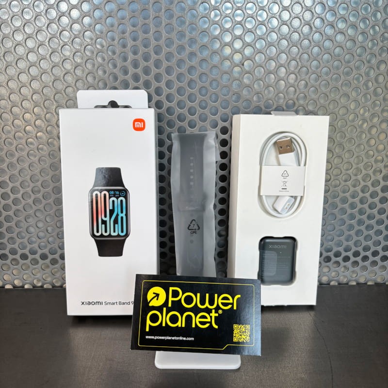 Foto real del contenido de la caja del Xiaomi Mi Smart Band 9 Pro Negro - Pulsera de Actividad
