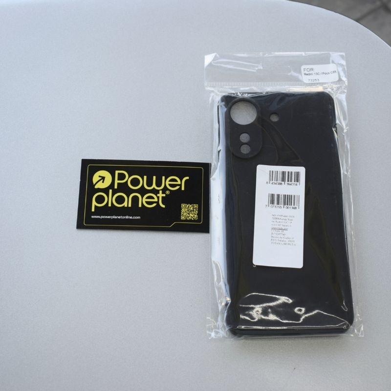 Coque noire carrée liquide Premium, photo réelle, pour Xiaomi Redmi 13C