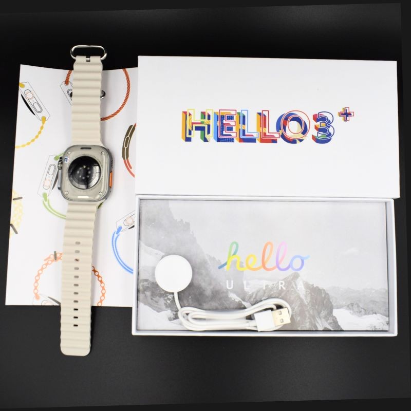 sensor óptico del Reloj inteligente Hello Watch 3 Plus Plata