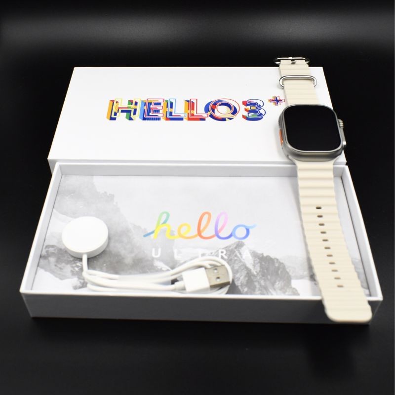 fotografía real del Reloj inteligente Hello Watch 3 Plus Plata