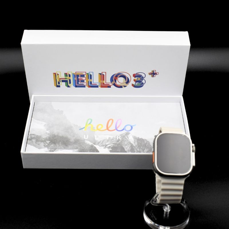pantalla del Reloj inteligente Hello Watch 3 Plus Plata