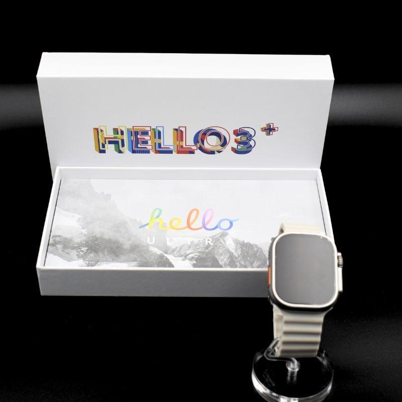 pantalla del Reloj inteligente Hello Watch 3 Plus Plata