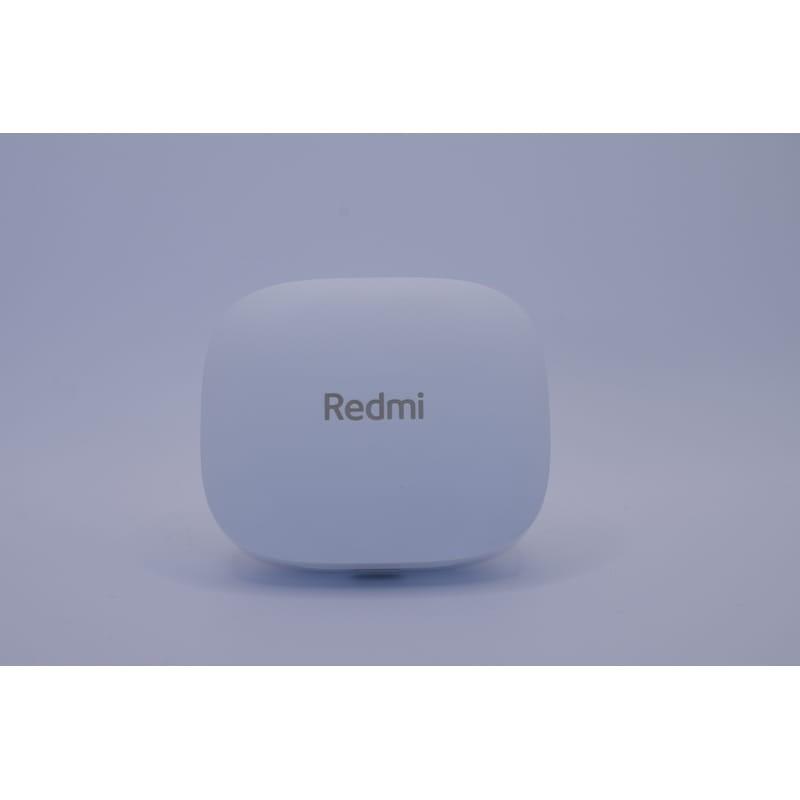 Véritable photo arrière du boîtier de chargement des Xiaomi Redmi Buds 6 Blanc avec suppression du bruit (ANC) - Casque Bluetooth
