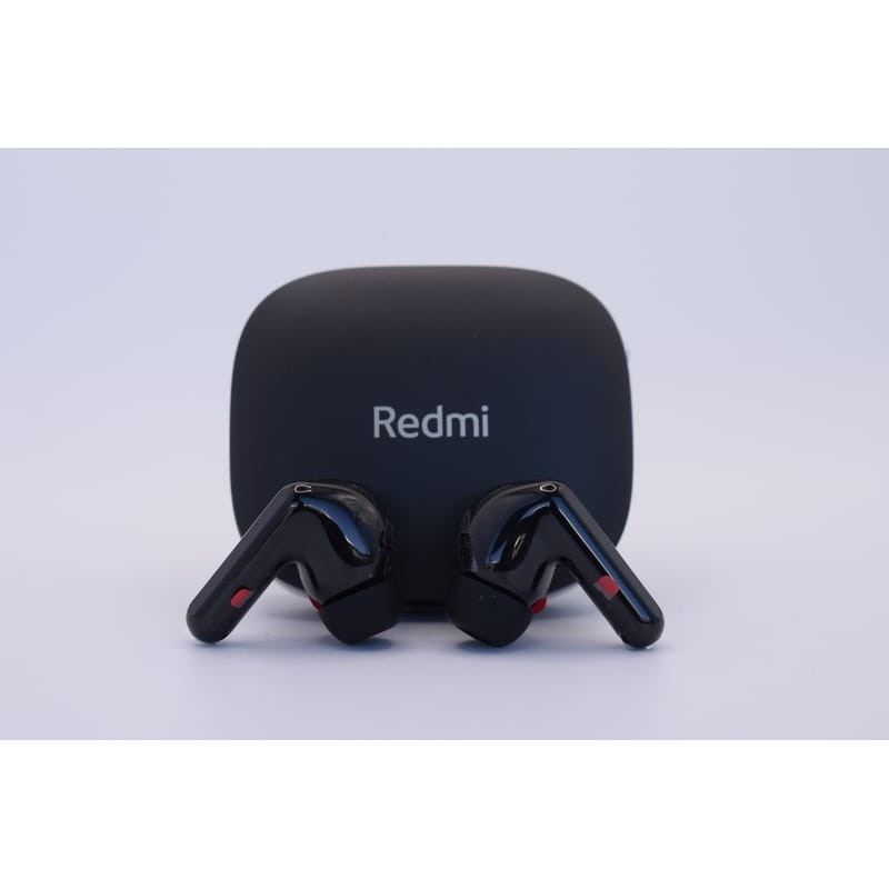 Foto frontal de los Xiaomi Redmi Buds 6 Negro con cancelación de ruido (ANC) - Auriculares Bluetooth con caja de carga