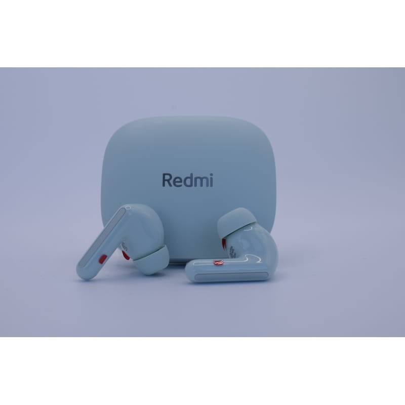 Véritable photo de face des Xiaomi Redmi Buds 6 Vert avec suppression du bruit (ANC) - Casque Bluetooth