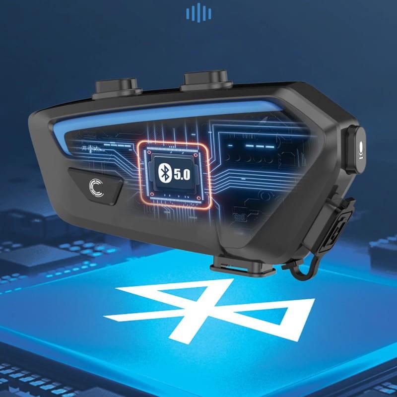 Intercomunicador para Moto FreedConn FX Inalámbrico Bluetooth Negro - Potente