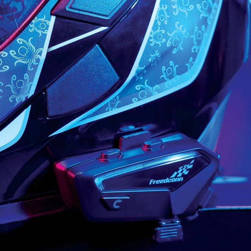 Intercomunicador para Moto FreedConn FX Inalámbrico Bluetooth Negro - Negro