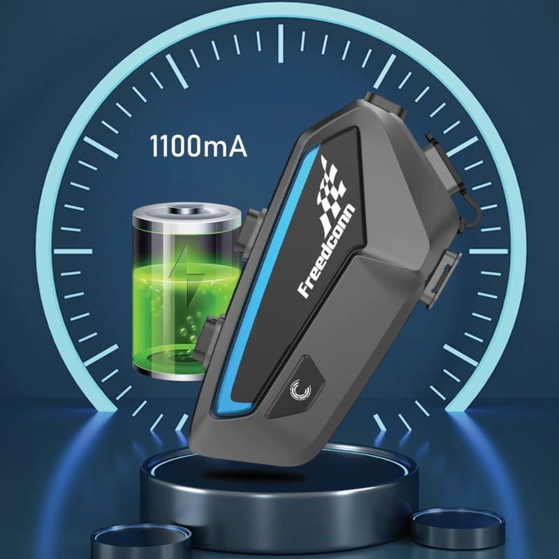 Intercomunicador para Moto FreedConn FX Inalámbrico Bluetooth Negro - Batería