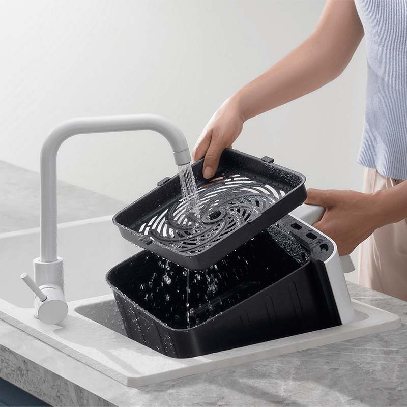 cesta para alimentos da Fritadeira de Ar Xiaomi Smart Air Fryer 6.5L Preto