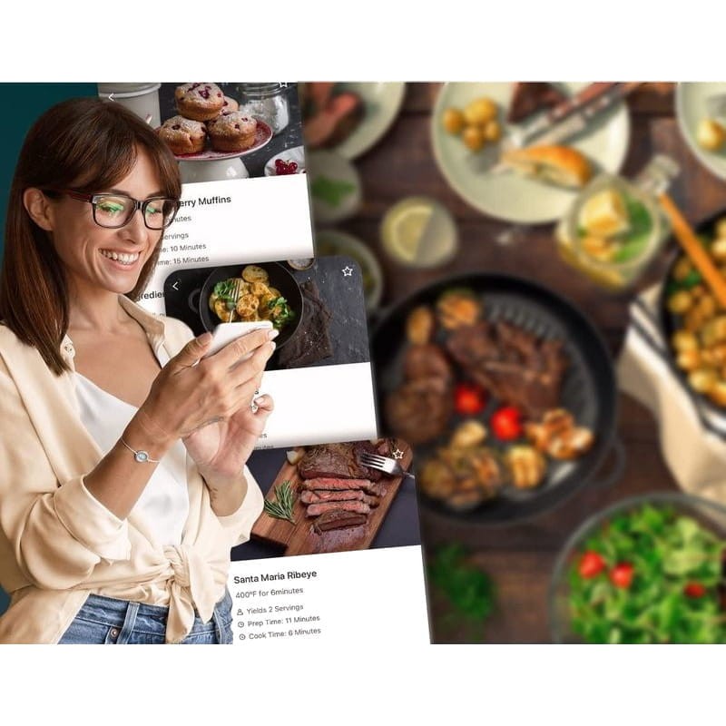 Freidora de Aire Cosori Smart Chef Edition Negro - Adaptable