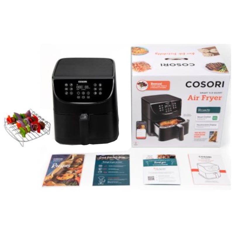 Freidora de Aire Cosori Smart Chef Edition Negro - Contenido