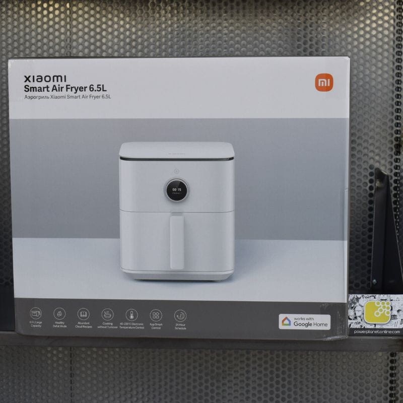 Foto real de la caja de la Freidora de aire Xiaomi Air Fryer 6.5L Blanco